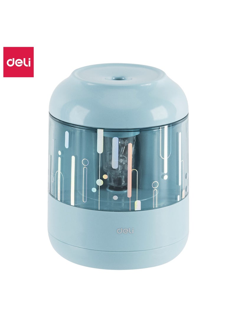 Deli Deli EH508-BL Electric Pencil Sharpener – ideal for neat desks & school supplies  - Image 1