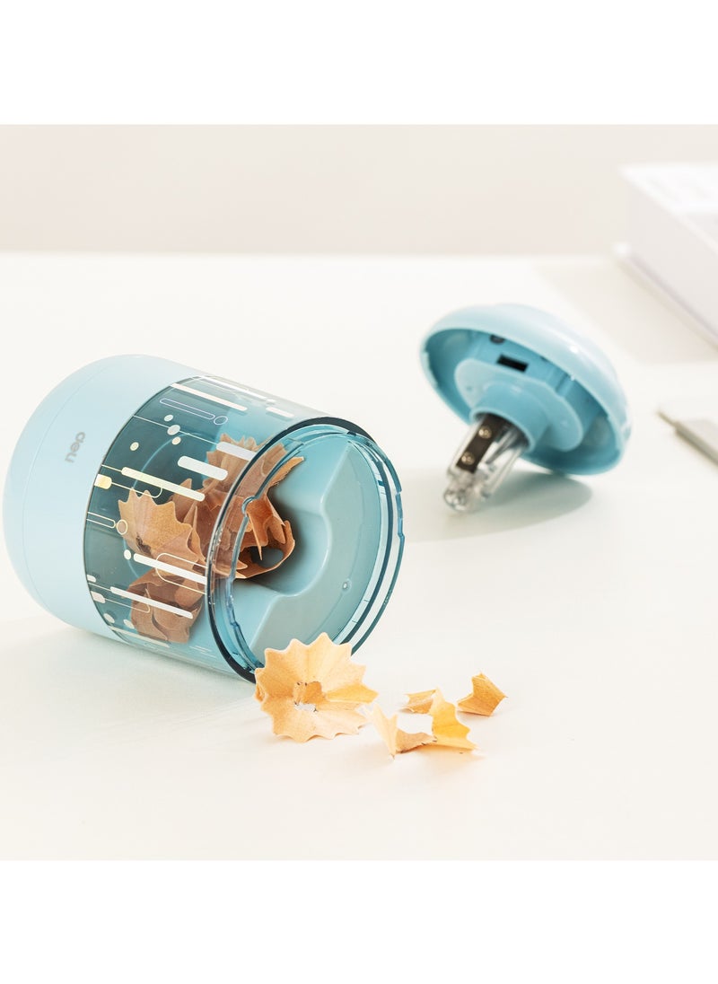 Deli Deli EH508-BL Electric Pencil Sharpener – ideal for neat desks & school supplies  - Image 5