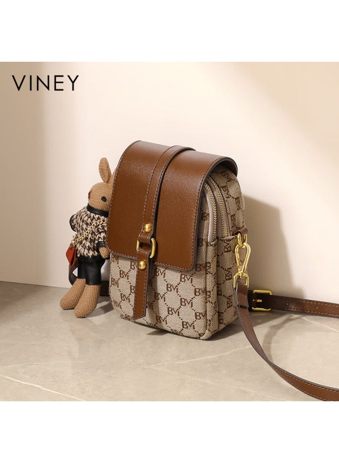 Viney Handbag, Women's Stylish Niche Phone Bag, Light Luxury Crossbody Shoulder Bag, Birthday And New Year Gift For Girlfriend - Image 4