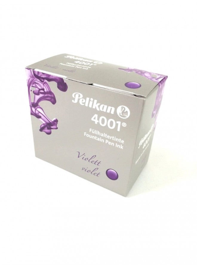 Pelikan 4001 Bottled Ink for Fountain Pens, Violet, 62.5ml, 1 Each (329193) - Image 4