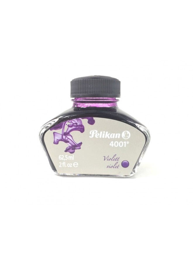 Pelikan 4001 Bottled Ink for Fountain Pens, Violet, 62.5ml, 1 Each (329193) - Image 3
