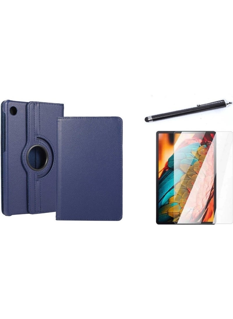Nezih Case - Decent Case Lenovo Tab M10 Plus TB-328F 3rd Generation Rotatable Stand Leather Case Screen Protector Pen - Image 1