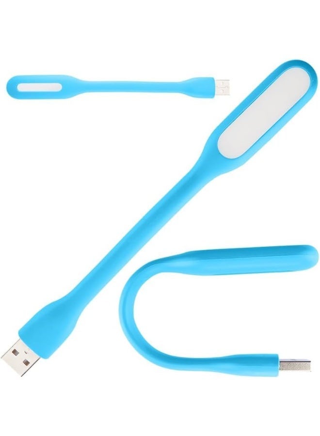 موان مصباح LED صغير بمنفذ USB - مصباح مرن محمول بزاوية قابلة للتعديل للباور بانك والكمبيوتر واللاب توب والكيبورد | مصباح قراءة متعدد الالوان موفر للطاقة للكتب والاستخدام الخارجي" - Image 3