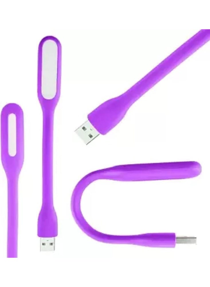 موان مصباح LED صغير بمنفذ USB - مصباح مرن محمول بزاوية قابلة للتعديل للباور بانك والكمبيوتر واللاب توب والكيبورد | مصباح قراءة متعدد الالوان موفر للطاقة للكتب والاستخدام الخارجي" - Image 2