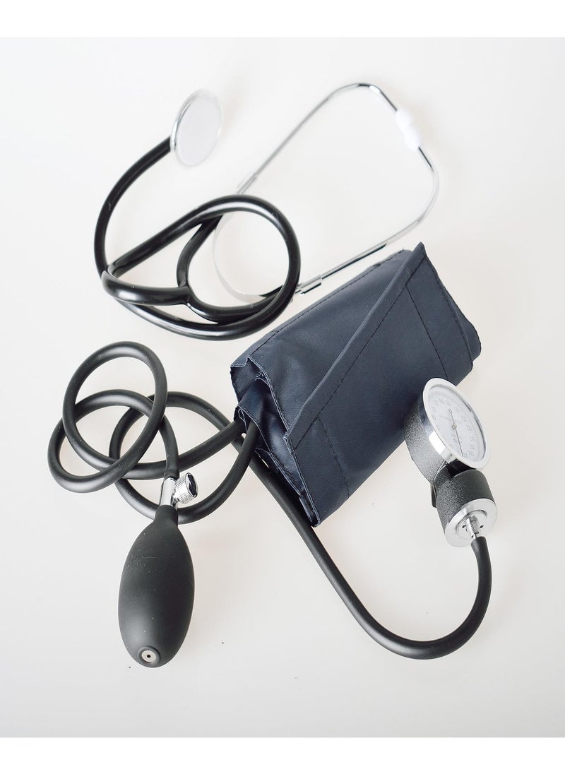 Aneroid - Manual Blood Pressure Monitor With Cuff And Stethoscope Kit - Image 1