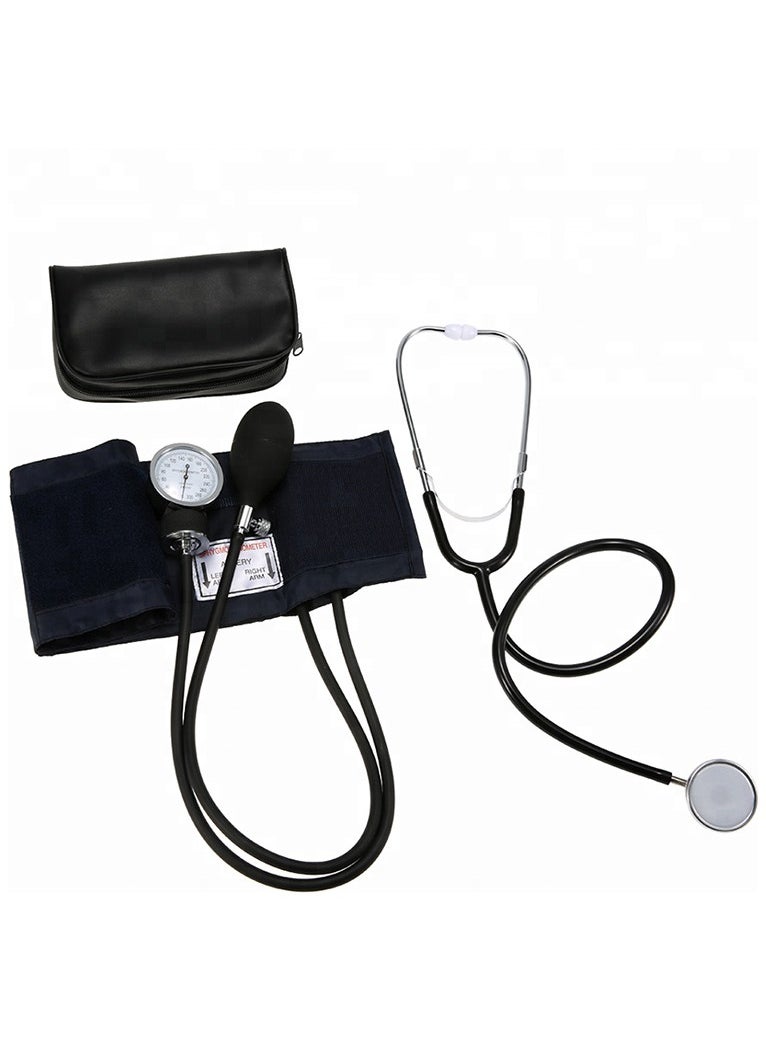 Aneroid - Manual Blood Pressure Monitor With Cuff And Stethoscope Kit - Image 1