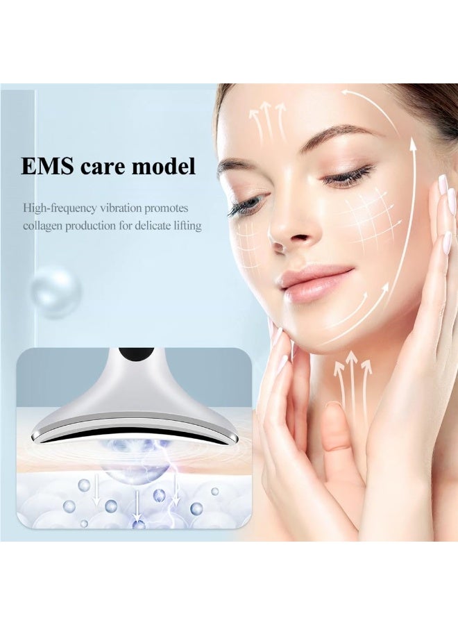 Arabest EMS Face Lifting Device – LED Light Therapy Facial Massager for Anti-Aging, Wrinkle Reduction & Skin Tightening – 4 Modes, 3 Intensities, USB Rechargeable – Face/Neck Beauty Tool - Image 3