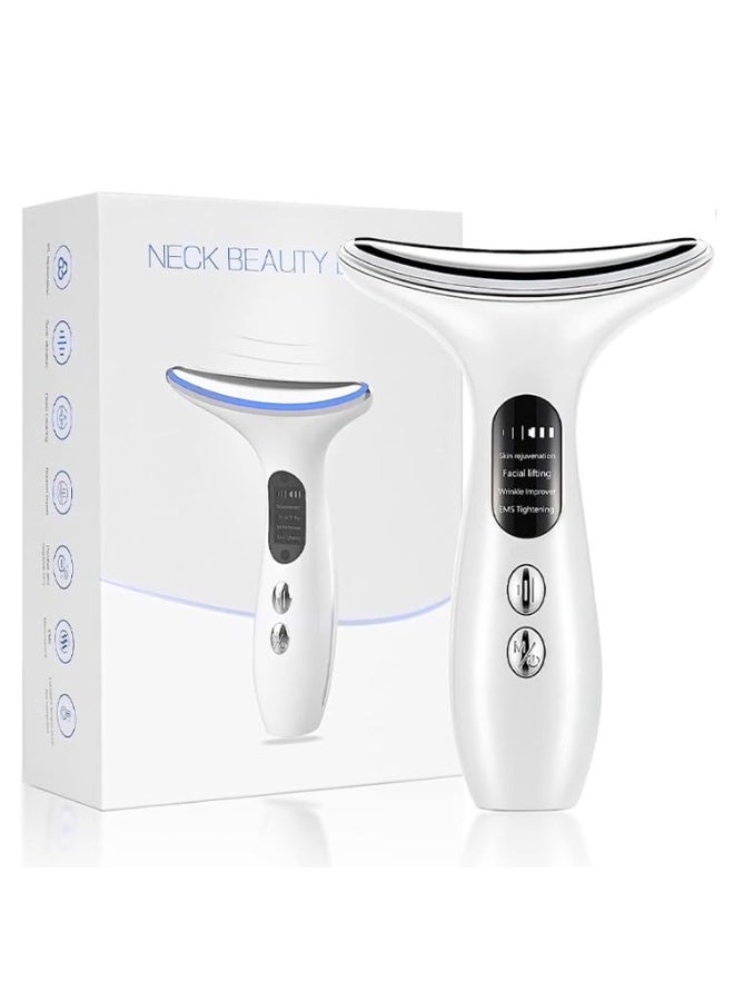 Arabest EMS Face Lifting Device – LED Light Therapy Facial Massager for Anti-Aging, Wrinkle Reduction & Skin Tightening – 4 Modes, 3 Intensities, USB Rechargeable – Face/Neck Beauty Tool - Image 1