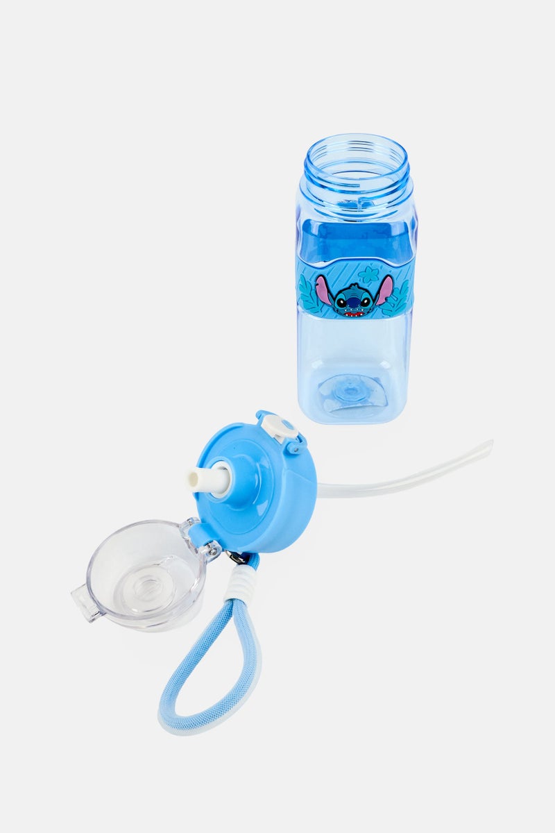 Disney زجاجة ماء سلسلة ستش 560 مل، زرقاء - Image 4
