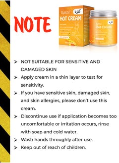 Kanza Anti Cellulite Cream 250g Hot Cream for Belly Fat Burner Slimming Cream Fat Burner for Tummy Waist Lose Weight Fast for Women & Men Hot Cream  - Image 2