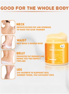 Kanza Anti Cellulite Cream 250g Hot Cream for Belly Fat Burner Slimming Cream Fat Burner for Tummy Waist Lose Weight Fast for Women & Men Hot Cream  - Image 3