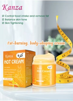Kanza Anti Cellulite Cream 250g Hot Cream for Belly Fat Burner Slimming Cream Fat Burner for Tummy Waist Lose Weight Fast for Women & Men Hot Cream  - Image 4