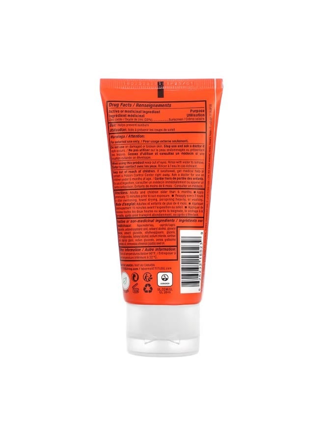 Attitude Mineral Sunscreen Face and Body SPF 30 Unscented 2.6 oz 75 g - Image 2