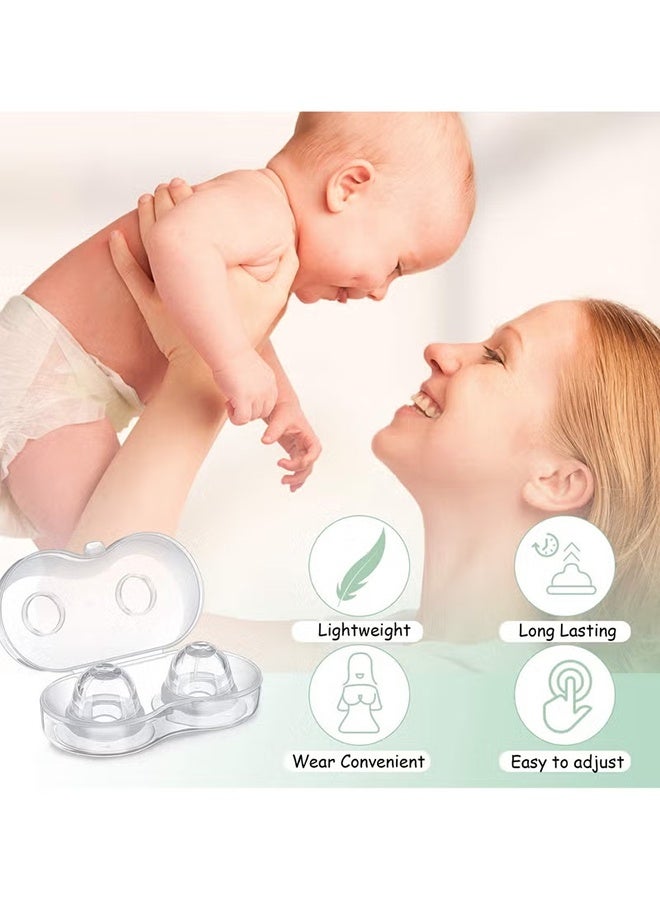 4 Pieces Nipple Suction Cups Nipple Corrector Sucker for Breastfeeding Inverted Flat Nipples Aspirator Puller - Image 5