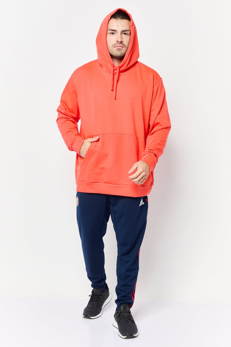 Adidas Men Sportswear Fit Long Sleeve Outdoor Hoodie, Red  - Image 2