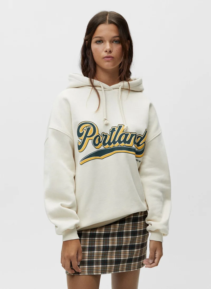 PULL&BEAR Checked mini skirt