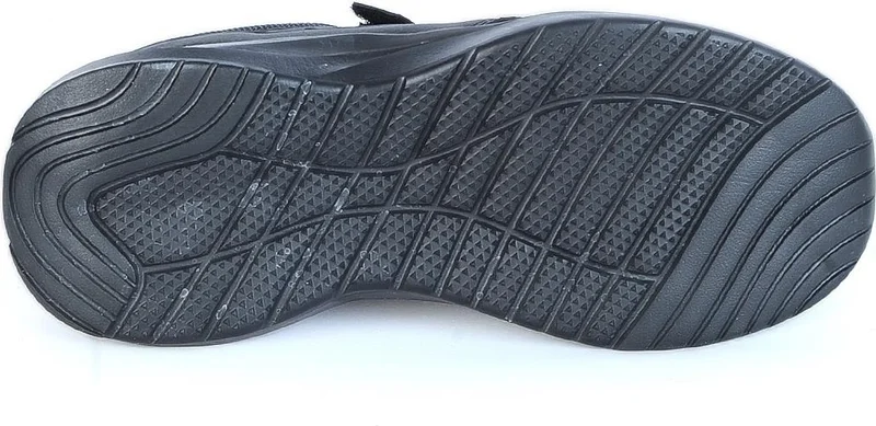 M.P. Mp 232-1307ZN Black Velcro Women's Sneaker Sports Shoes