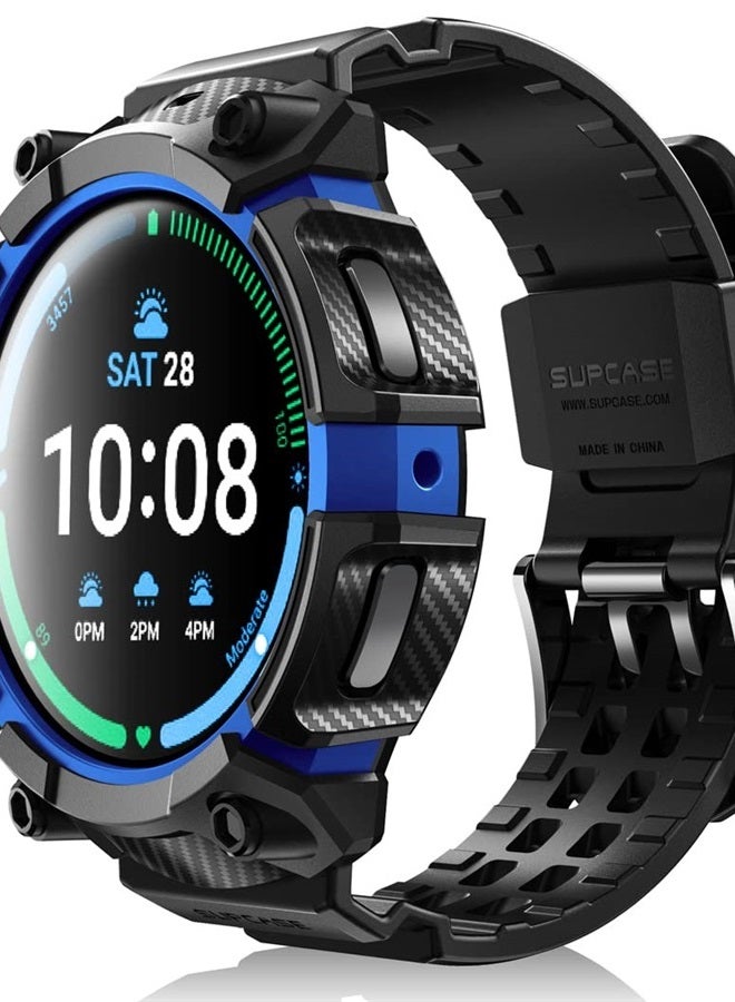 SupCase Unicorn Beetle Pro Series Case for Galaxy Watch 5 Pro 45mm 2022 Release, Rugged Protective Case with Strap Bands (DarkBlue) - Image 1