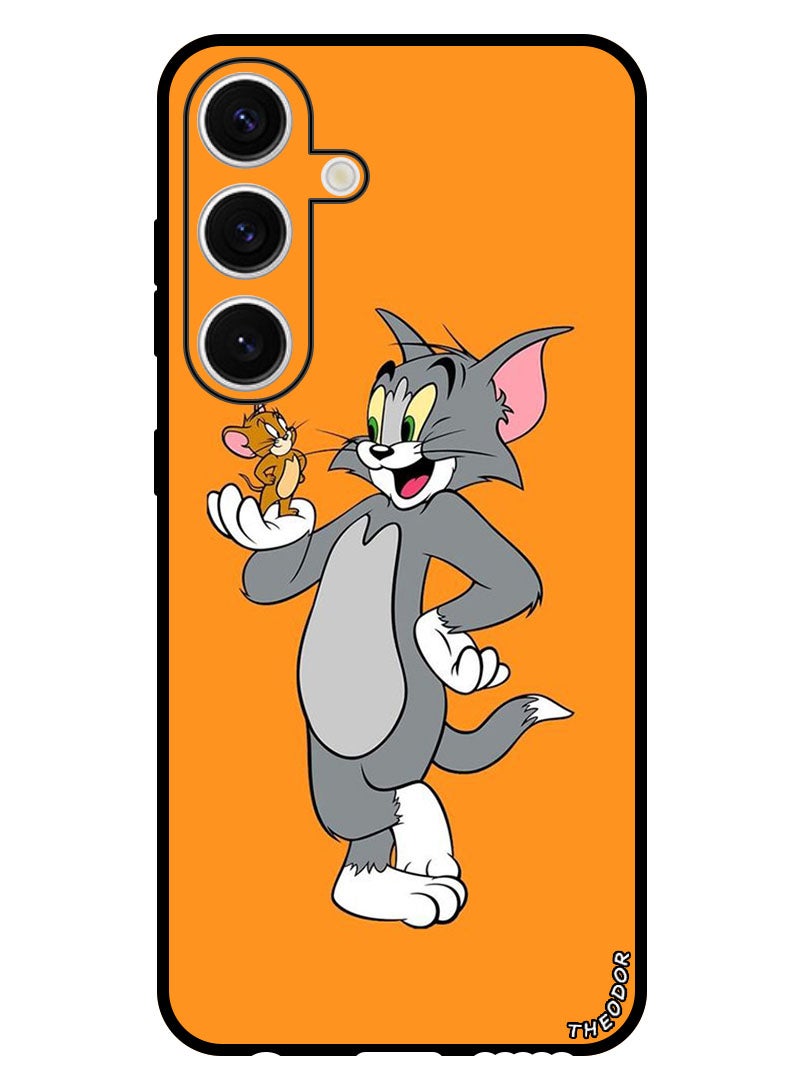 Theodor Protective Case Anti Scratch Shock Proof Bumper Cover For Samsung Galaxy S24 Plus Tom and Jerry (2) - Image 1