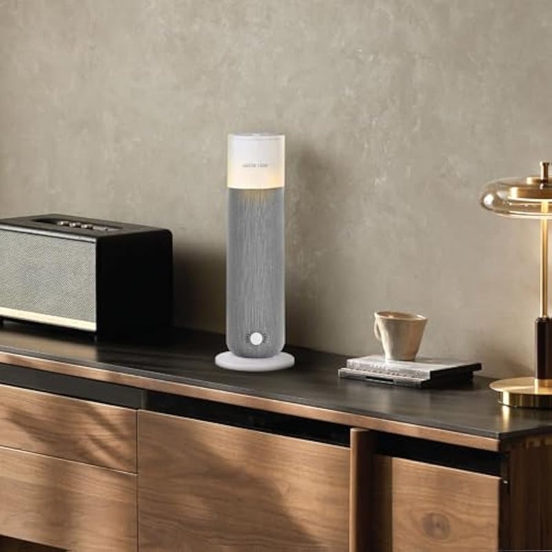 Smart Bloom Aroma Diffuser with 120mL Bottle Capacity, Up to 5800 ft³ Coverage, Triple-Gear Fragrance, Rotating Knob, Aromatherapy, 3.3W Working Power - Gray - Image 4