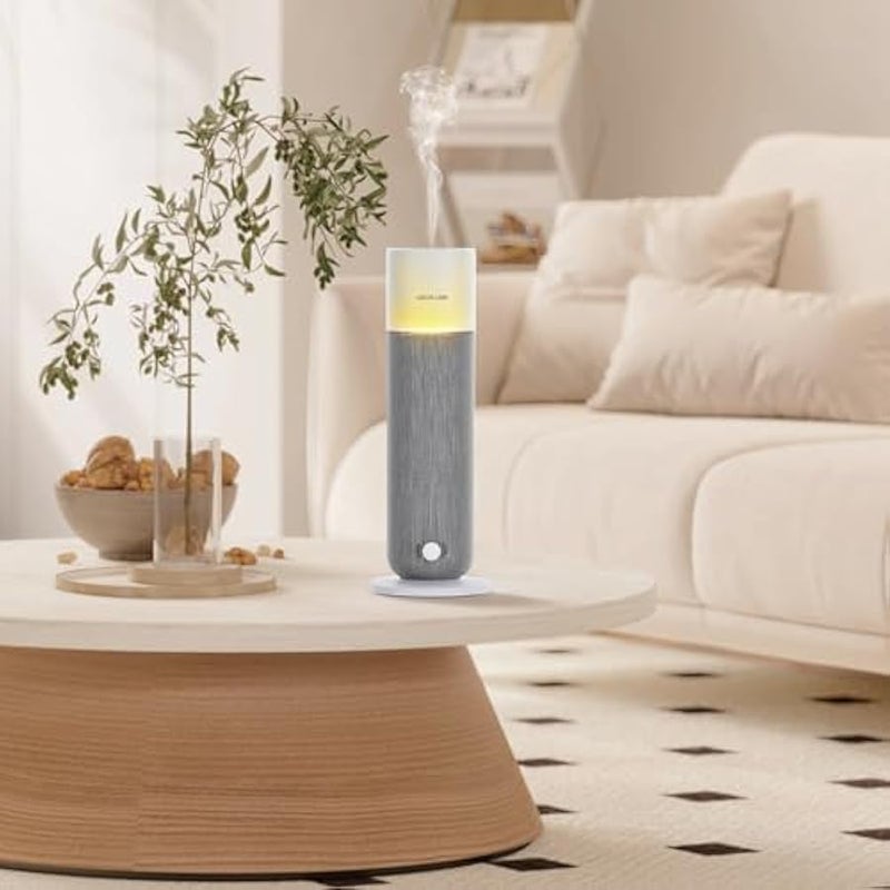 Smart Bloom Aroma Diffuser with 120mL Bottle Capacity, Up to 5800 ft³ Coverage, Triple-Gear Fragrance, Rotating Knob, Aromatherapy, 3.3W Working Power - Gray - Image 3