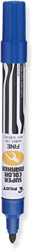 PILOT Super Color Permanent Marker Refill Ink, Blue Ink, 1 Ounce Bottle with Dropper (43600) - Image 3