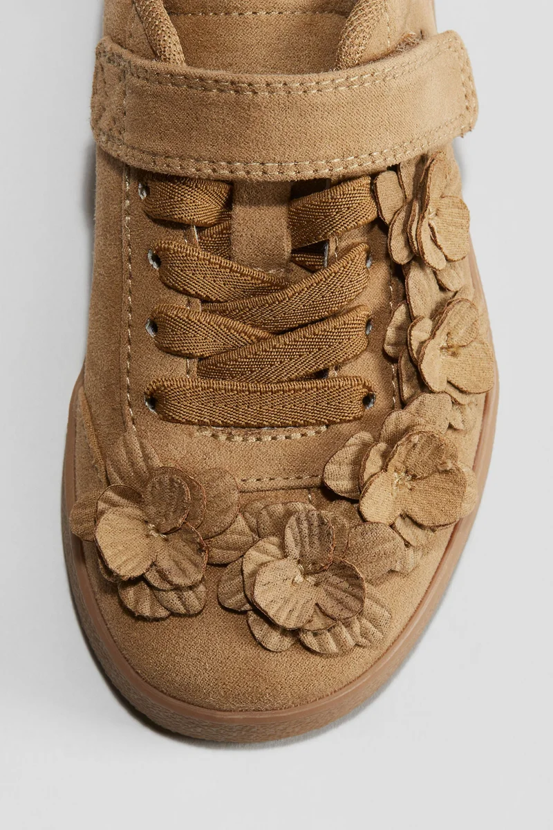 H&M Flower-Detail Trainers