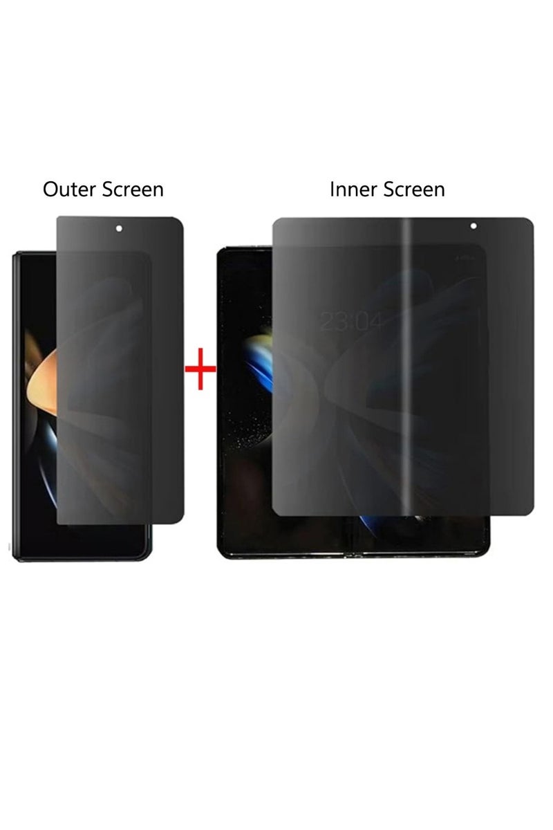 Set of 2 Matte Hydrogel Privacy Screen Protectors (inner & outer) Compatible with Honor Magic V5
