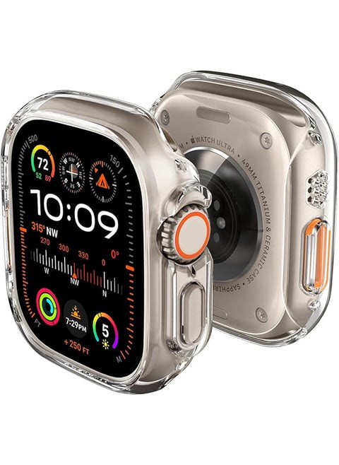 Thin Fit Designed For Watch Ultra 2 Case And Watch Ultra 49Mm Cover Crystal Clear