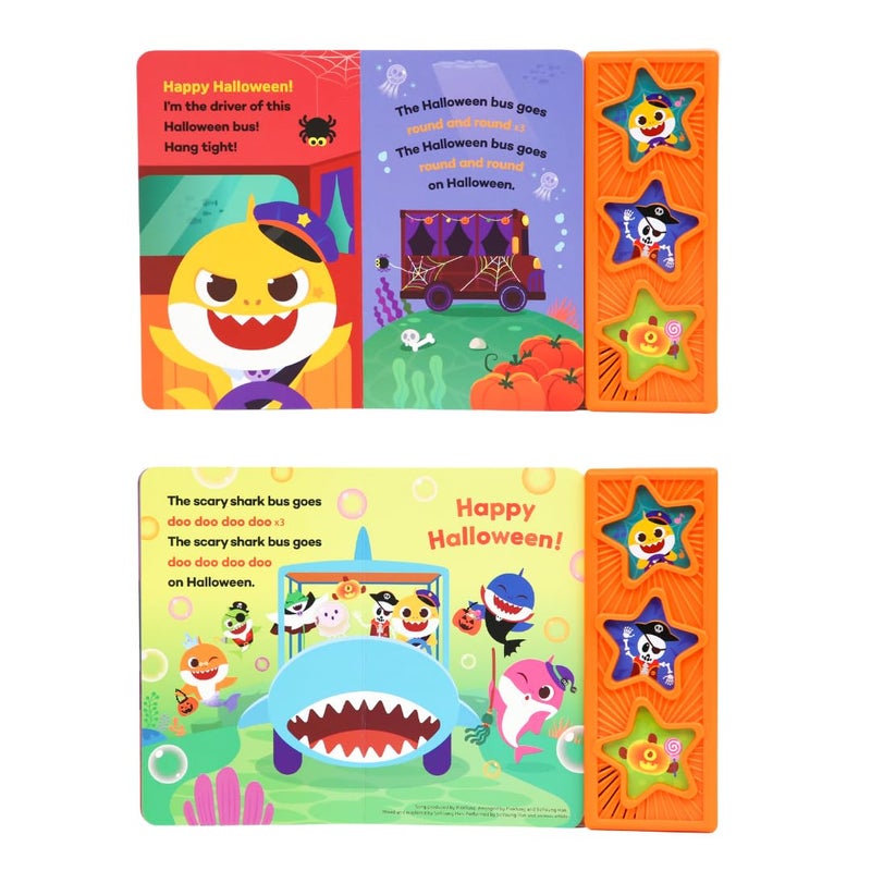 Pinkfong Baby Shark Halloween Songs 10 Button Sound Book | Baby Shark Toys, Baby Shark Books | Learning & Education Toys | Interactive Baby Books for Baby, Toddlers, Boys, Girls 2-4 - Image 3