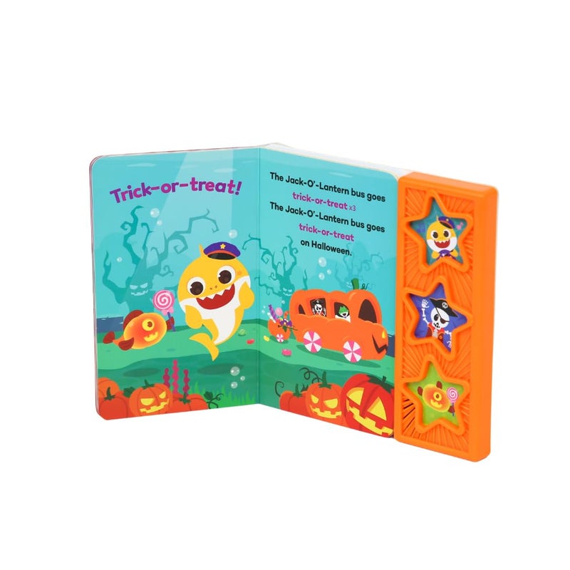 Pinkfong Baby Shark Halloween Songs 10 Button Sound Book | Baby Shark Toys, Baby Shark Books | Learning & Education Toys | Interactive Baby Books for Baby, Toddlers, Boys, Girls 2-4 - Image 2