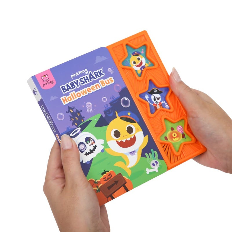 Pinkfong Baby Shark Halloween Songs 10 Button Sound Book | Baby Shark Toys, Baby Shark Books | Learning & Education Toys | Interactive Baby Books for Baby, Toddlers, Boys, Girls 2-4 - Image 4