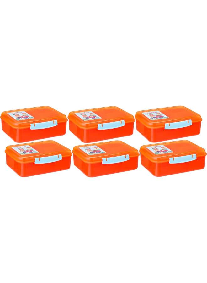Zigzag Orange Food Container 1.65L - Image 4