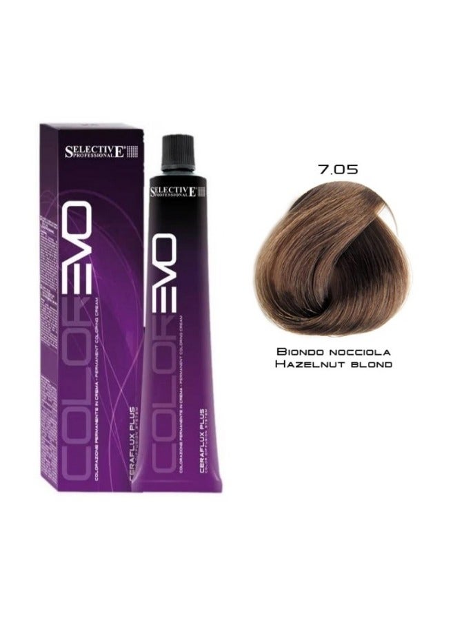 Selective Professional Colorevo 7.05 Hazelnut Blonde 100Ml - Image 1