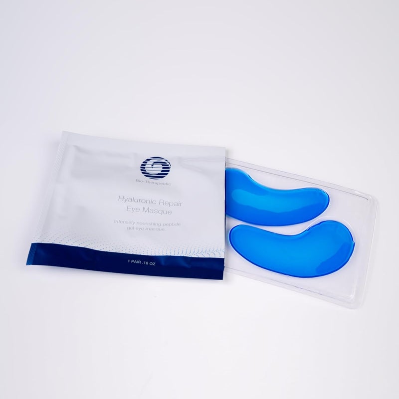 Bio-Therapeutic BioTherapeutic Hyaluronic Repair Eye Masque 10 pack Under Eye Nourishment Skin Brightening Smoothing Hyaluronic Acid Glowing and Dewy Skin