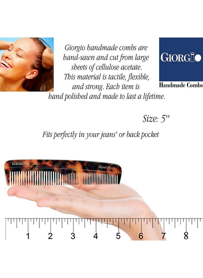Giorgio - Iorgio Beard Combs Set Handmade Beard Comb Kit For Everyday Beard And Mustache Grooming Includes Fine And Wide Tooth Pocket Dresser Comb + Fine Tooth Straightening Comb + Fine Teeth Mustache Comb - Image 1