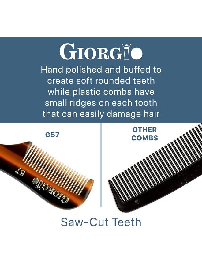 Giorgio - Iorgio Beard Combs Set Handmade Beard Comb Kit For Everyday Beard And Mustache Grooming Includes Fine And Wide Tooth Pocket Dresser Comb + Fine Tooth Straightening Comb + Fine Teeth Mustache Comb - Image 1
