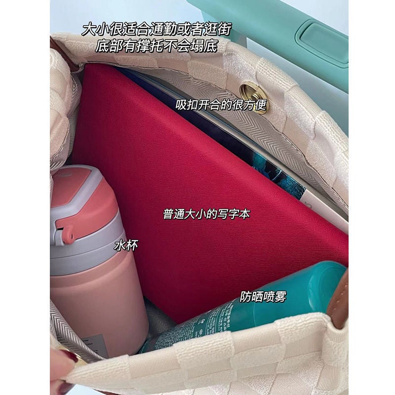 Large Capacity Popular Bag Women'S Casual All-Match Student Class Commuter Shoulder Bag Bucket Bag - Image 5