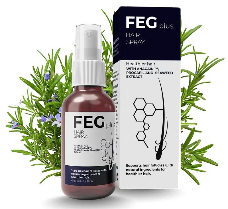 FEG Hair Growth Serum - 22% Seaweed Extract For Hair Loss Control & Hair Growth In Men & Women, Boost Thicker Beard & Hair Growth, Improve Baldness | The best hair serum 50ml - Image 1