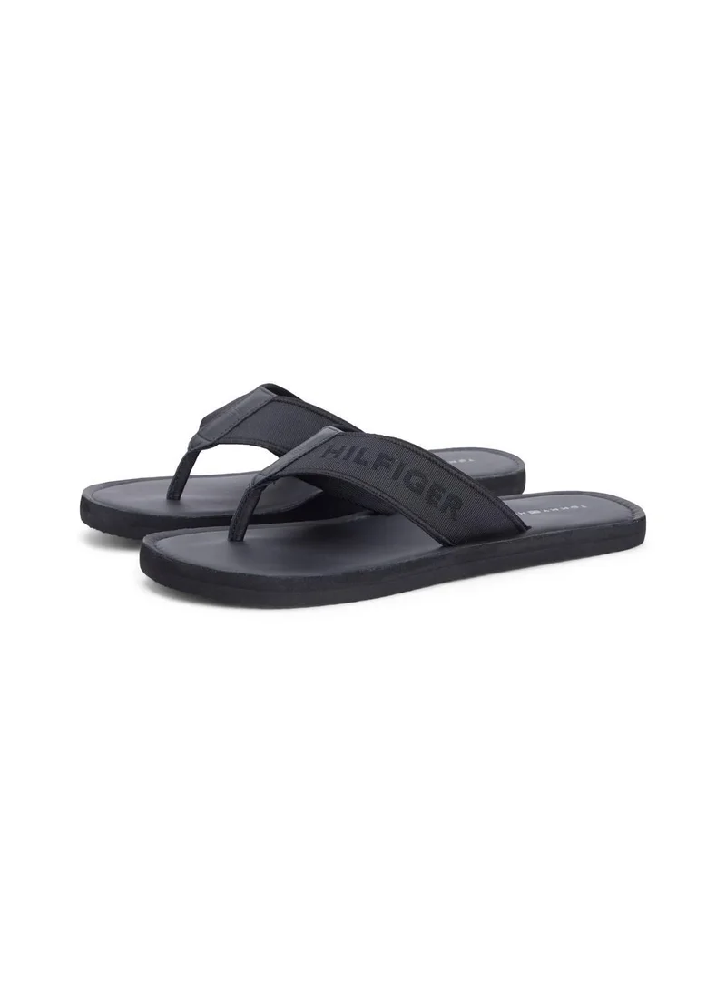 Tommy Hilfiger Jacquard Logo Flip-Flops