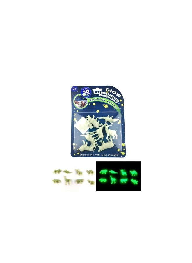Glow Luminous Wall Stickers Animals - 77220 - Image 2