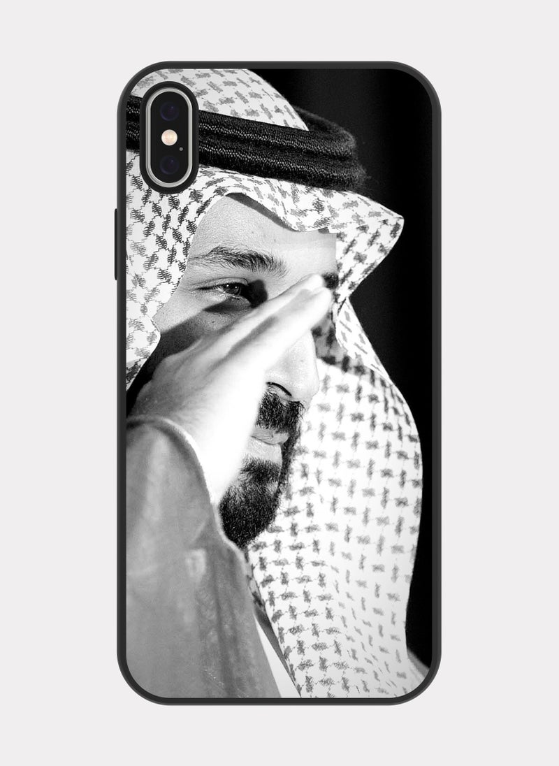 بكسلات كفر ايفون اكس اس ماكس الأمير محمد ابن سلمان ابيض و اسود - Image 1