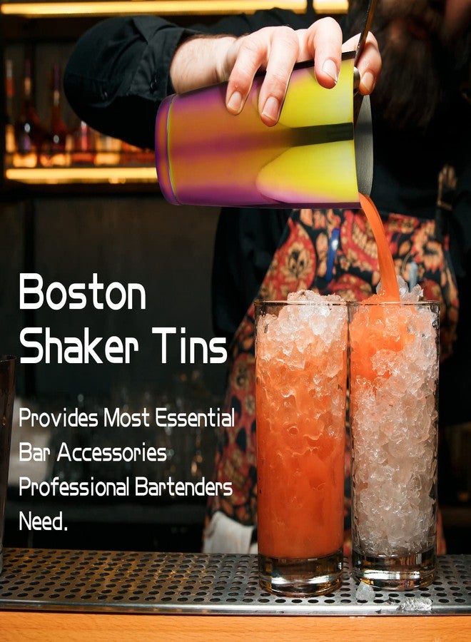 SuproBarware Stainless Steel Cocktail Shaker - 2 Piece 18oz & 28oz Boston Cocktail Shaker Bar Shaker Set Martini Shaker Set Bartender Shakers for Bartending - Dazzling - Image 2