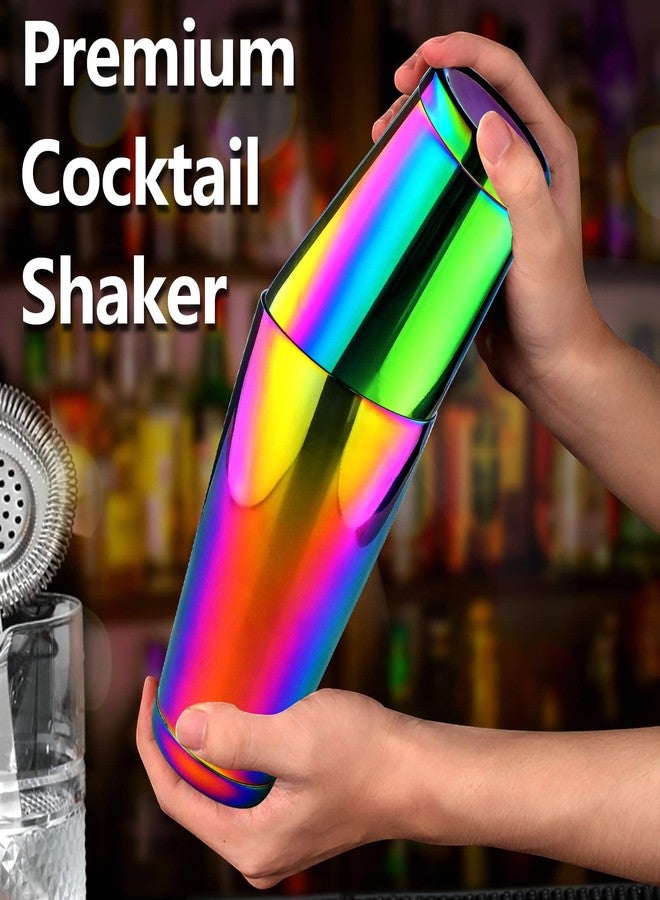 SuproBarware Stainless Steel Cocktail Shaker - 2 Piece 18oz & 28oz Boston Cocktail Shaker Bar Shaker Set Martini Shaker Set Bartender Shakers for Bartending - Dazzling - Image 5