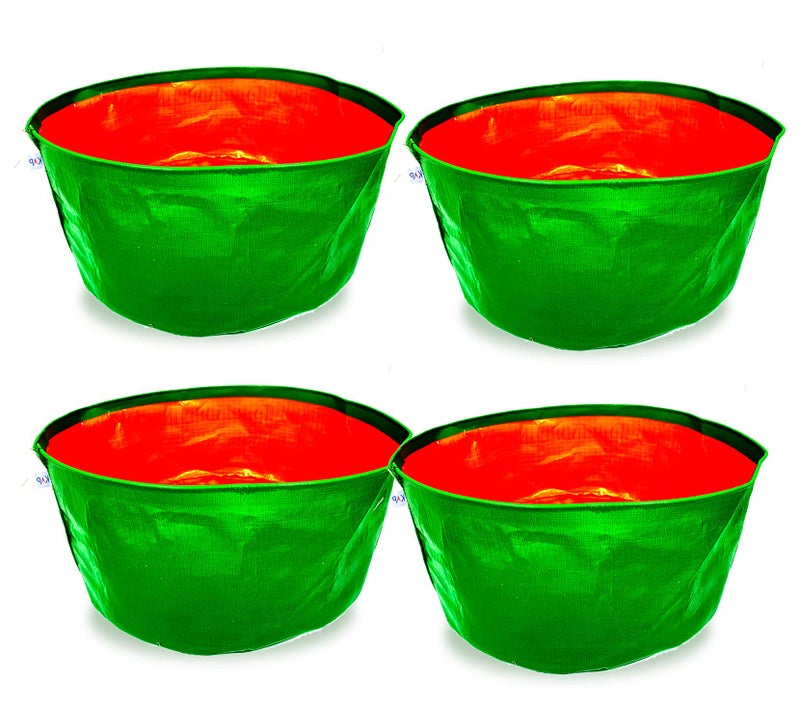 Kap Grow Bags Plastic For Kitchen, Balcony And Terrace Gardens (18X8 ) Pack Of 4 - Image 2