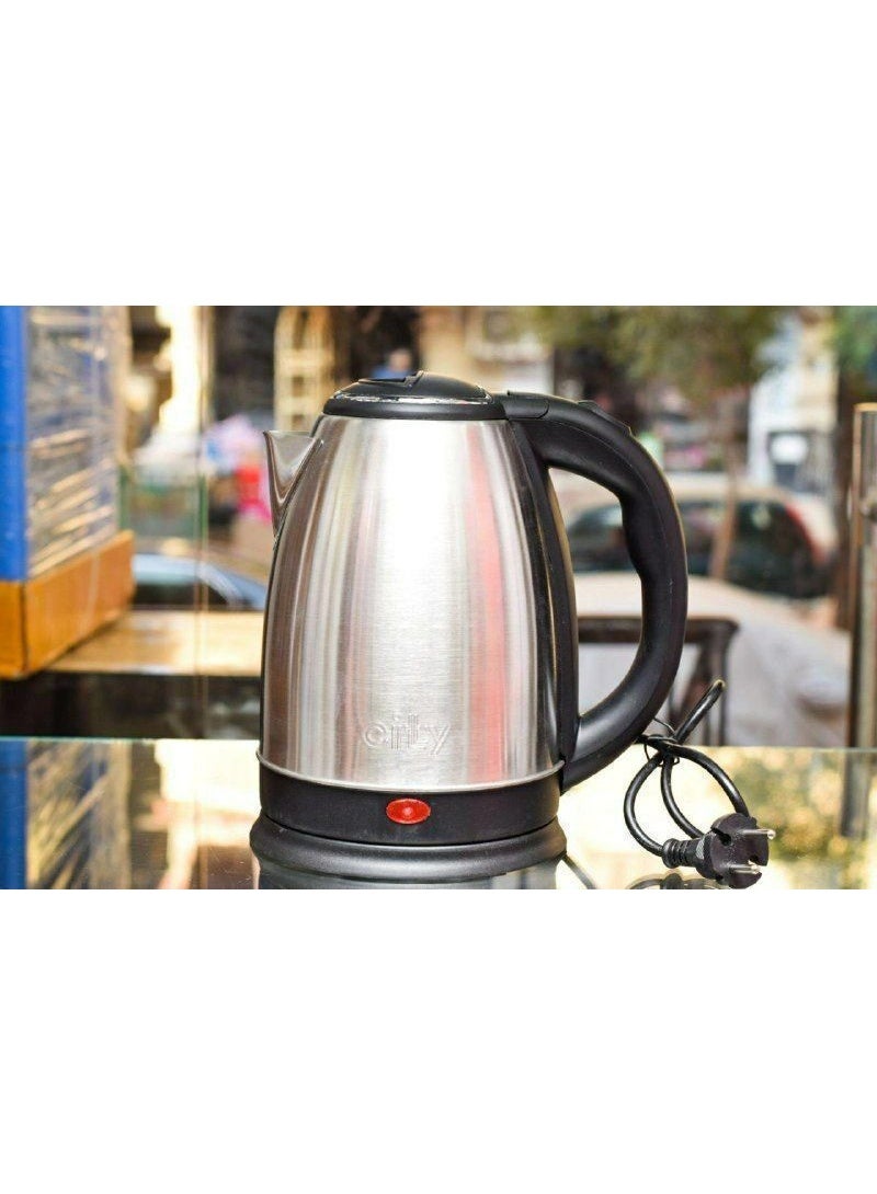 Stainless Steel Electric Kettle, 1.5L Capacity, 1500W, with 360-Degree Rotating Detachable Base, Silver - Image 5