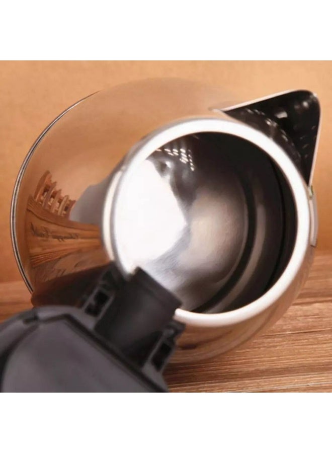 Stainless Steel Electric Kettle, 1.5L Capacity, 1500W, with 360-Degree Rotating Detachable Base, Silver - Image 4
