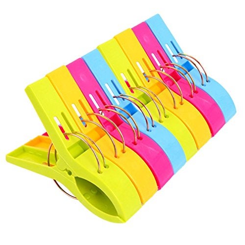 Danmu Beach Towel ClipsBeach ClipsCruise EssentialsTowel Clips for Beach Chairs Cruise Heavy Duty Clothes PinsKeep Your Towel from Blowing Away Beach Accessories for Vacation Must Haves