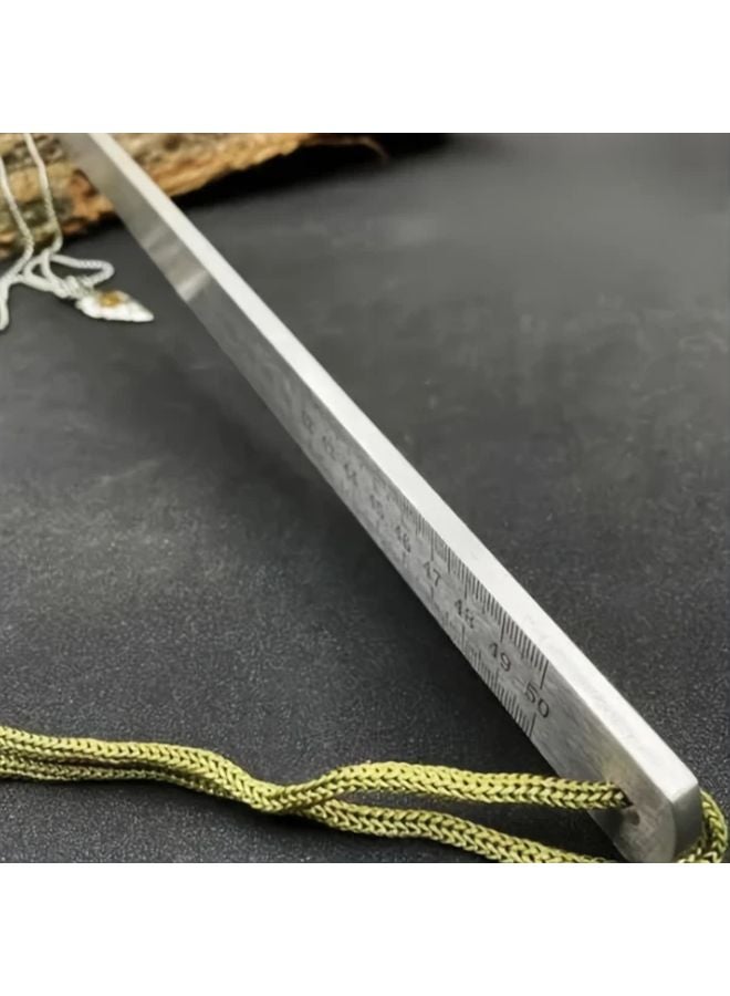 Heavy Duty Stainless Steel Height Thickness Gauge Dual Scale Inch Centimeter Silvery - Image 5