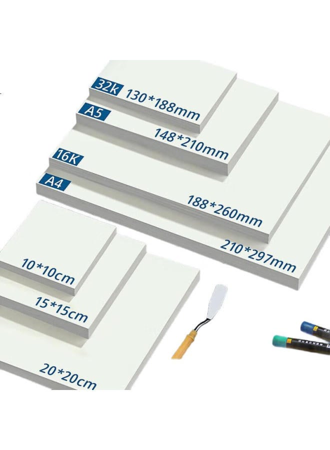 Surada Oil Pastel Paper, 30 Sheets A4 Size, Thick 200G Drawing Paper, Extra Soft Oil Pastel Paper, Children'S Art Doodle White Cardboard Set, Diy121 Art Sketching - Image 3